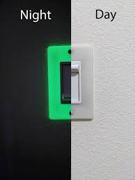 Glow in the dark light switch